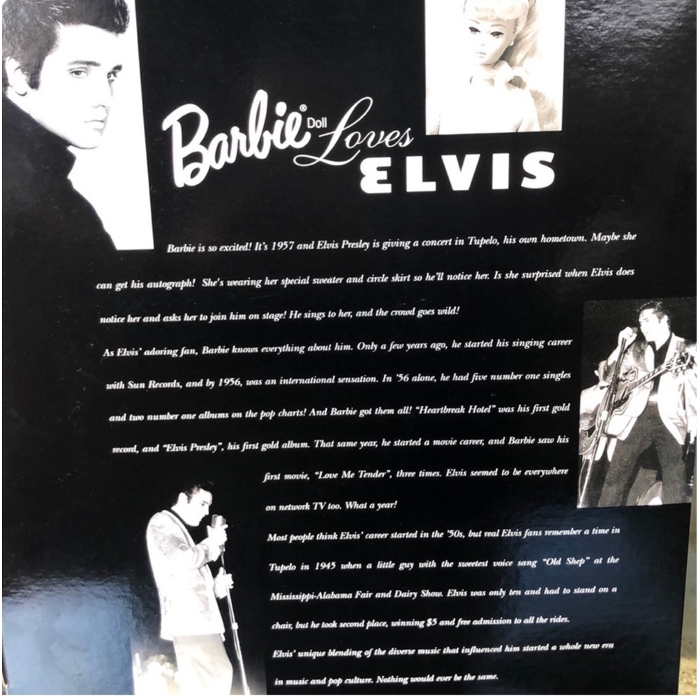 1996 Barbie Loves ELVIS Gift Set Beautiful Barbie & ELVIS NRFB NIB - Picture 10 of 11